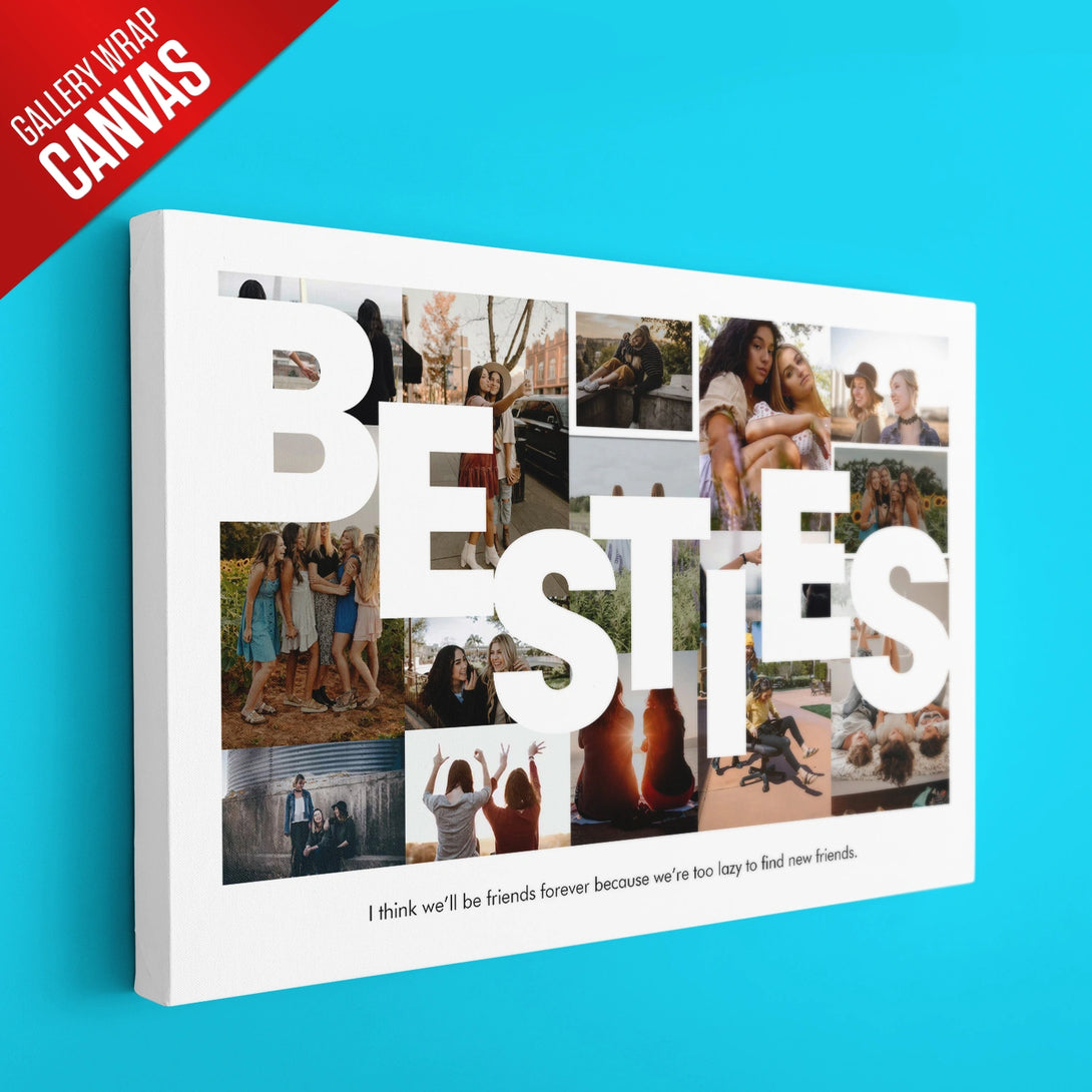 Personalized Bestie Collage With A Message – Ritwikas