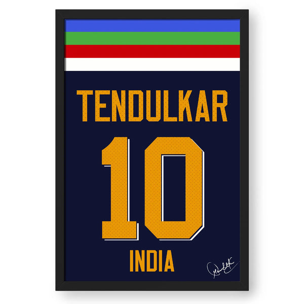 Sachin Tendulkar Jersey Artwork