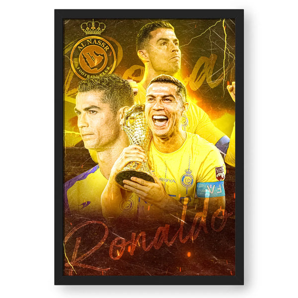 Cristiano Ronaldo Yellow Artwork