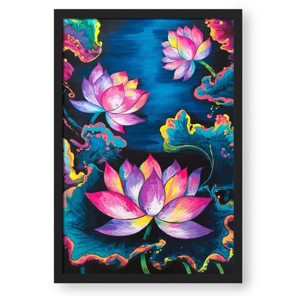 Lotus Bloom - Spiritual Serenity Painting