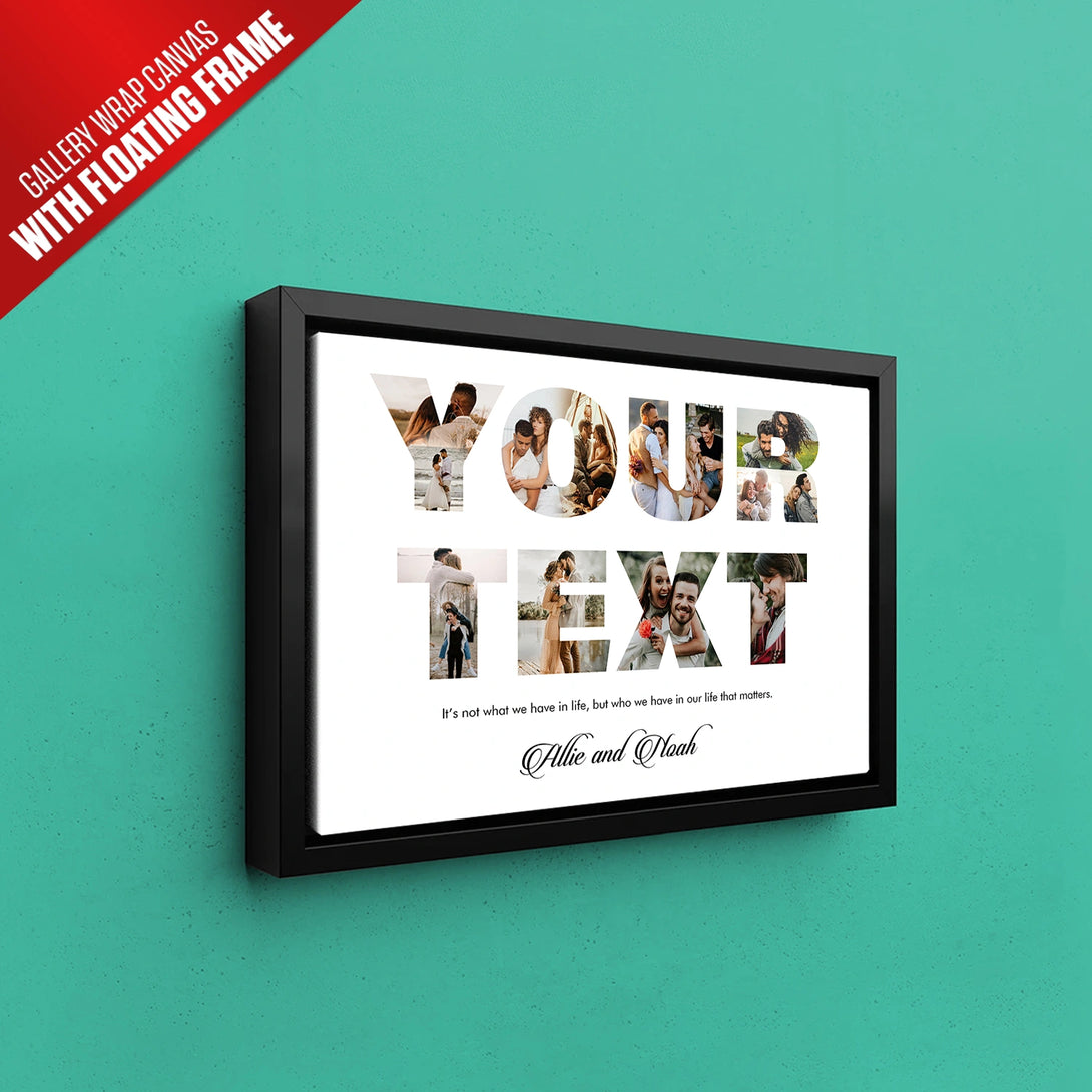 Personalized Name Text Collage With Message – Ritwikas