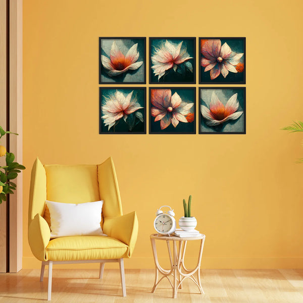 Blossoming Serenity - Set Of 6