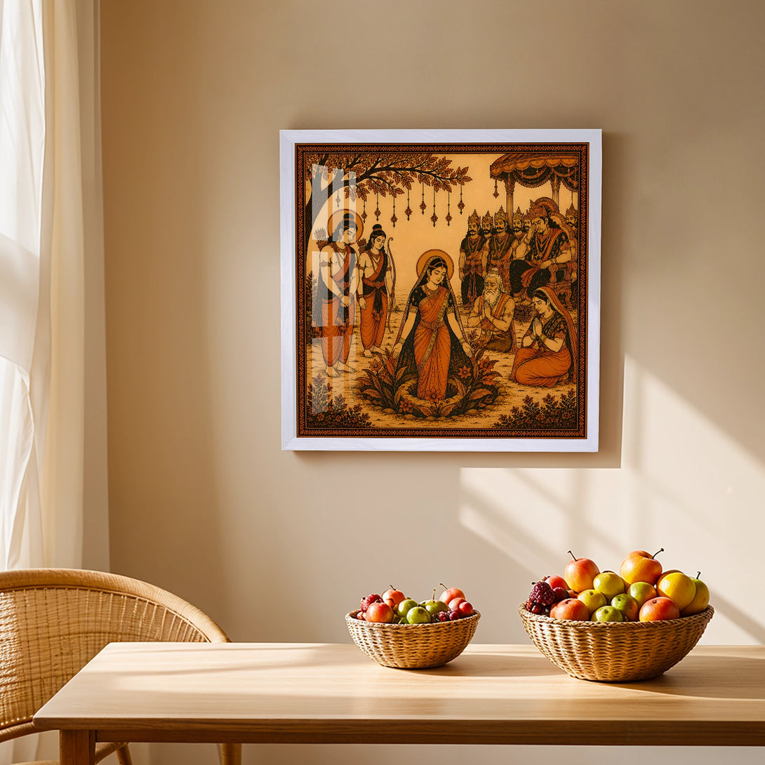 Sita Earth Goddess Return : Sacred Bhumi Pravesh Artwork – Ritwikas