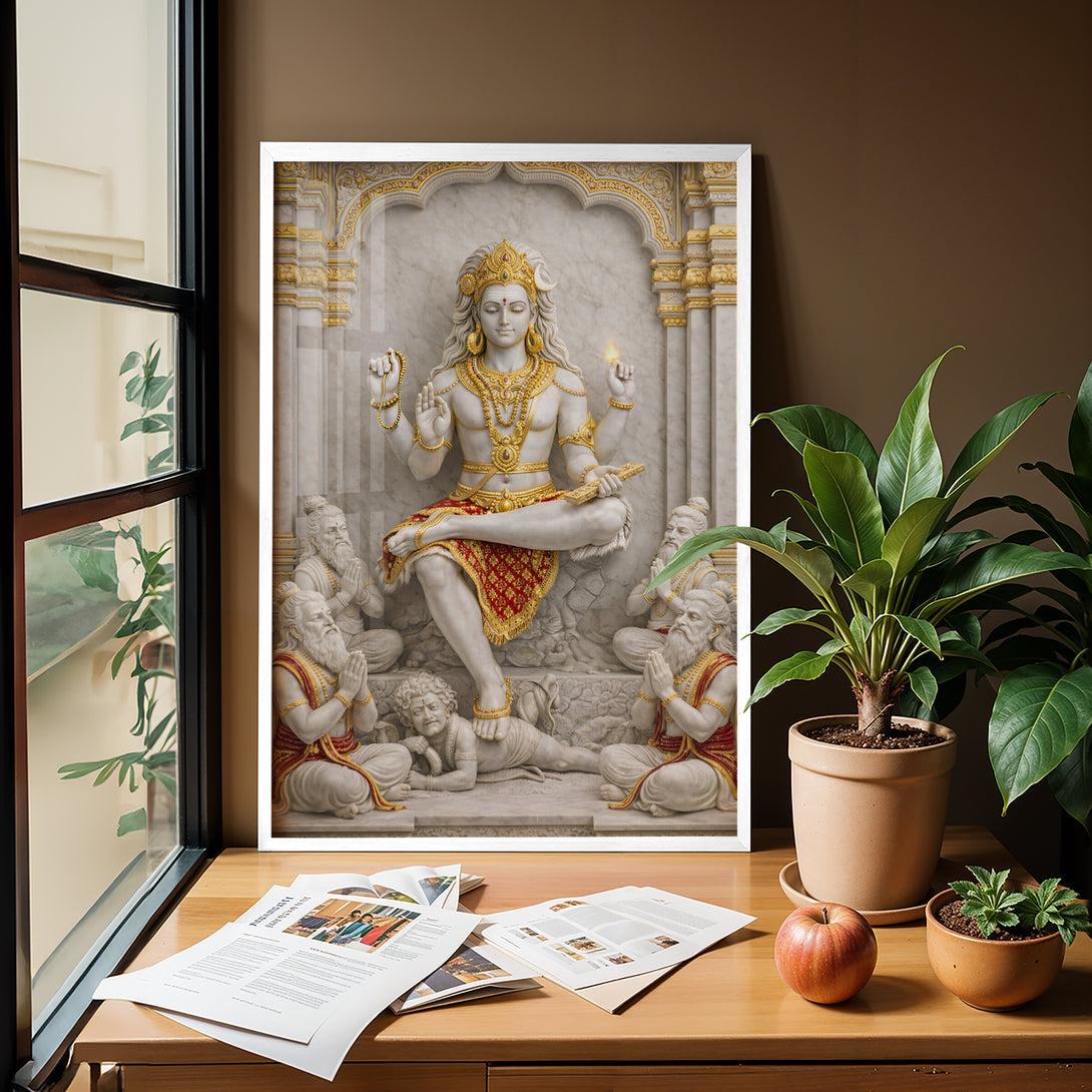 Adi Guru Shiva Dakshinamurthy Artwork – Ritwikas