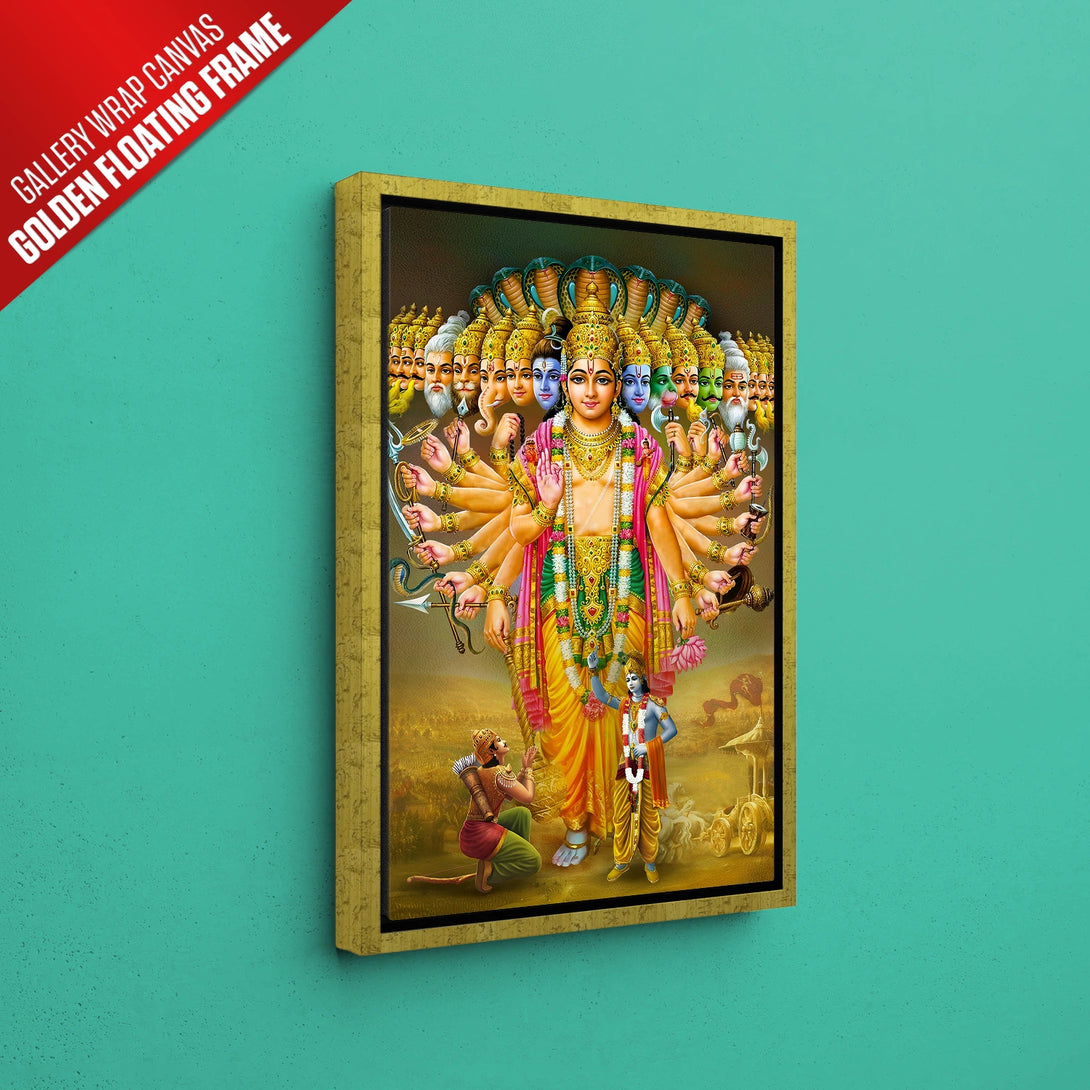 Divine Lord Krishna Virat Roop Spiritual Art - Bhagavad Gita – Ritwikas