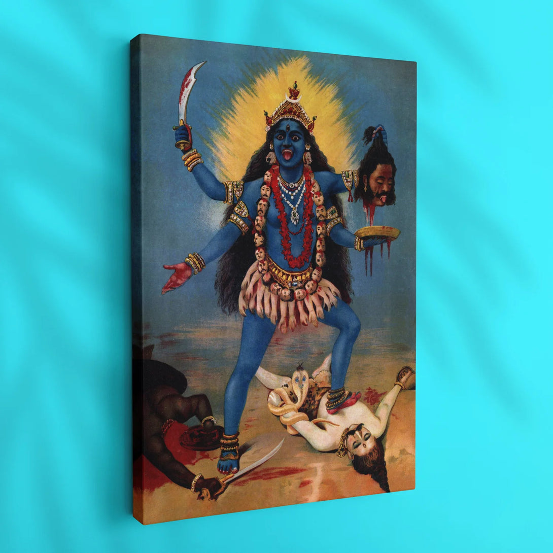 Kali Raja Raja Ravi Varma’s Kali – The Fierce Protector of Righteousness – Ritwikas