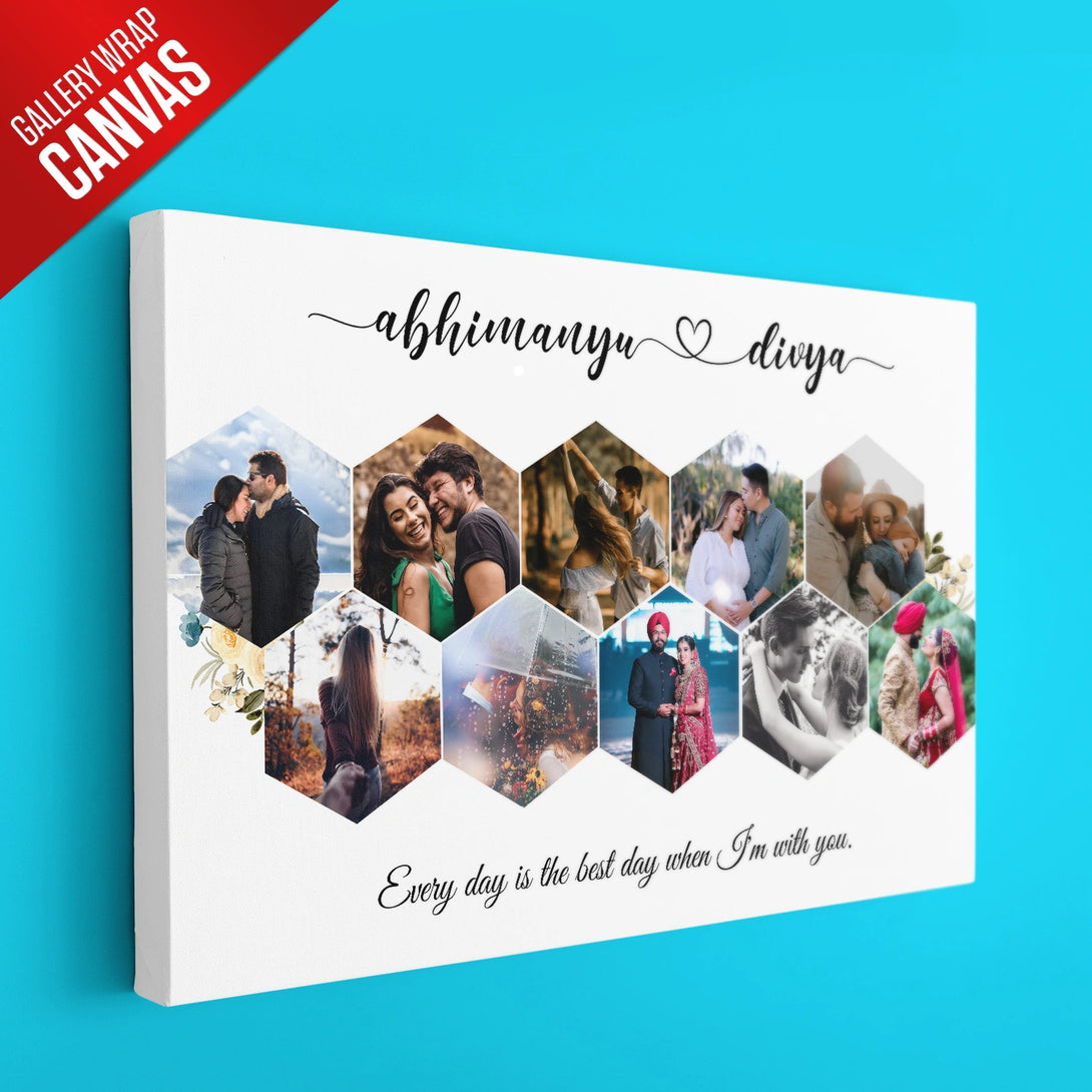 Personalized Collage with Name and Message – Ritwikas