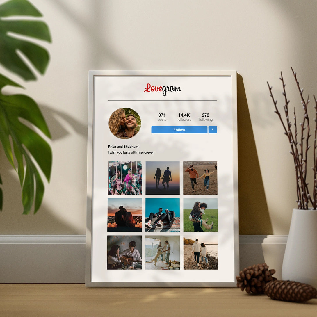 Personalized Instagram Themed Photo Frame – Ritwikas