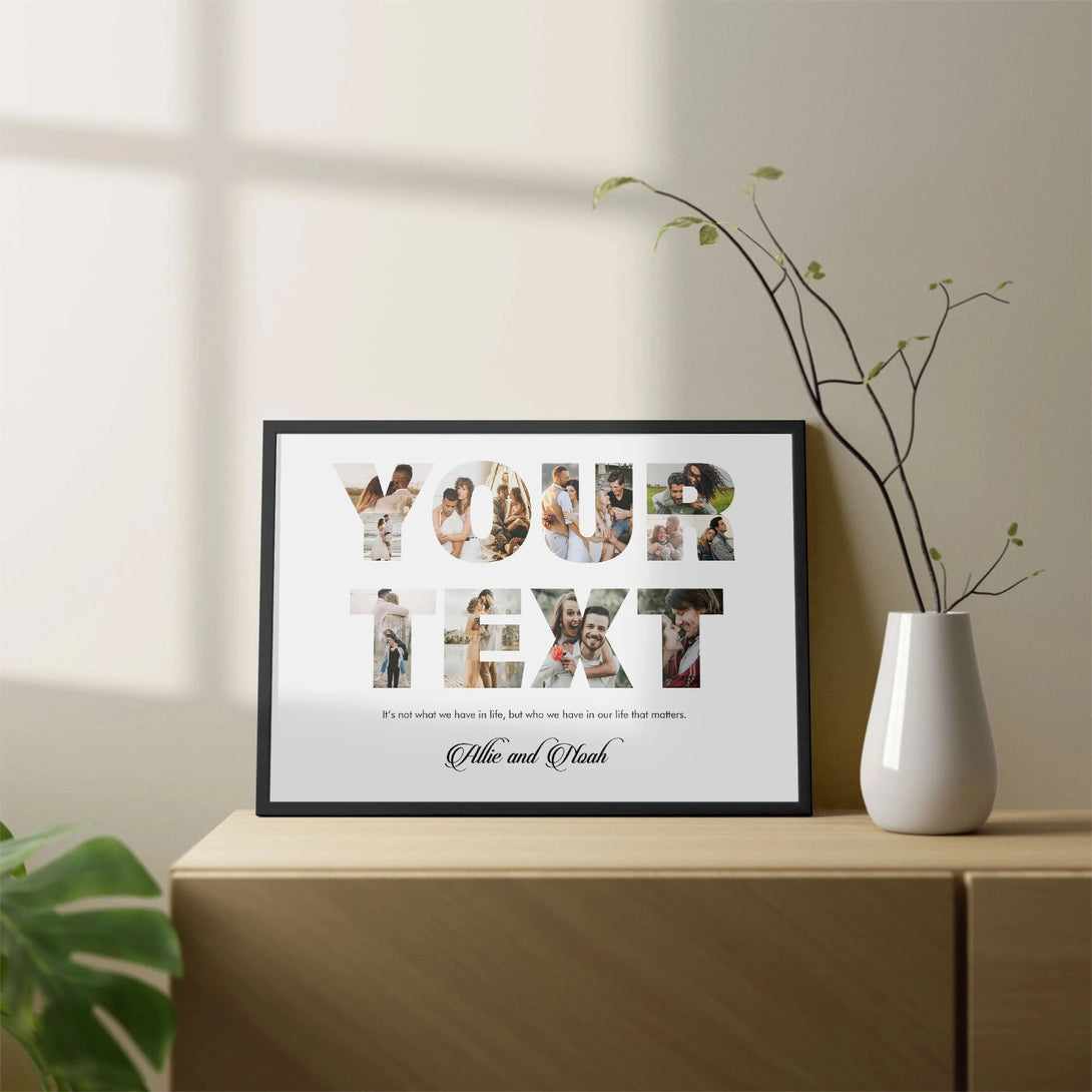 Personalized Name Text Collage With Message – Ritwikas