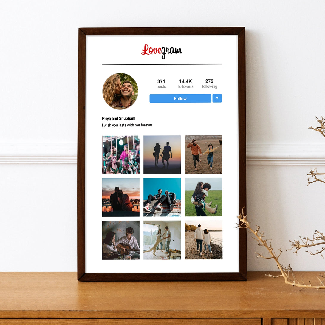 Personalized Instagram Themed Photo Frame – Ritwikas