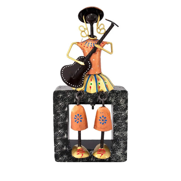 Handmade Sitar Player Figurine