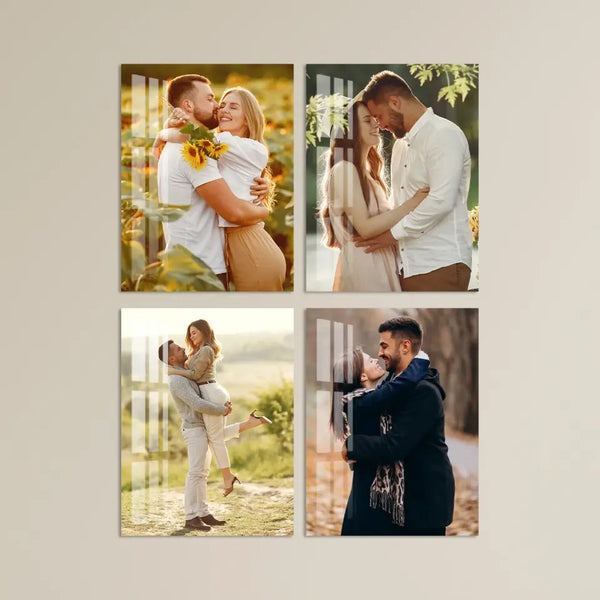 Customized Acrylic Photo Print- Set of 4-IV