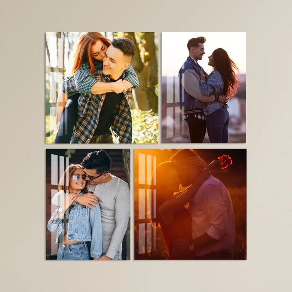 Customized Acrylic Photo Print-Set of 4- VI