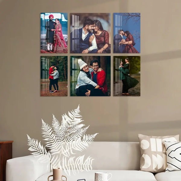 Customized Acrylic Collage - Set of 6