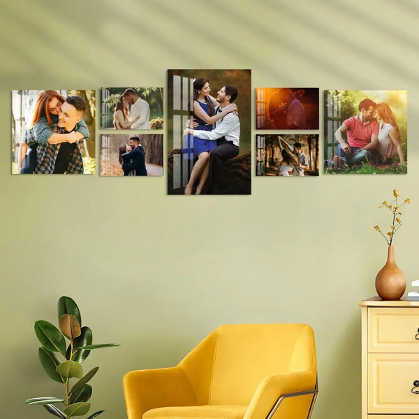 Customized Acrylic Photo Print-Set of 7- II