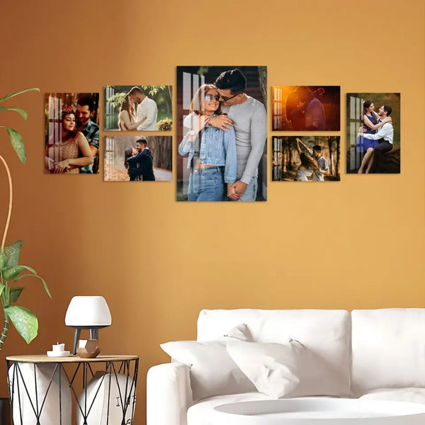 Customized Acrylic Photo Print-Set of 7- III