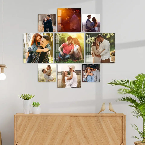 Customized Acrylic Photo Print-Set of 9