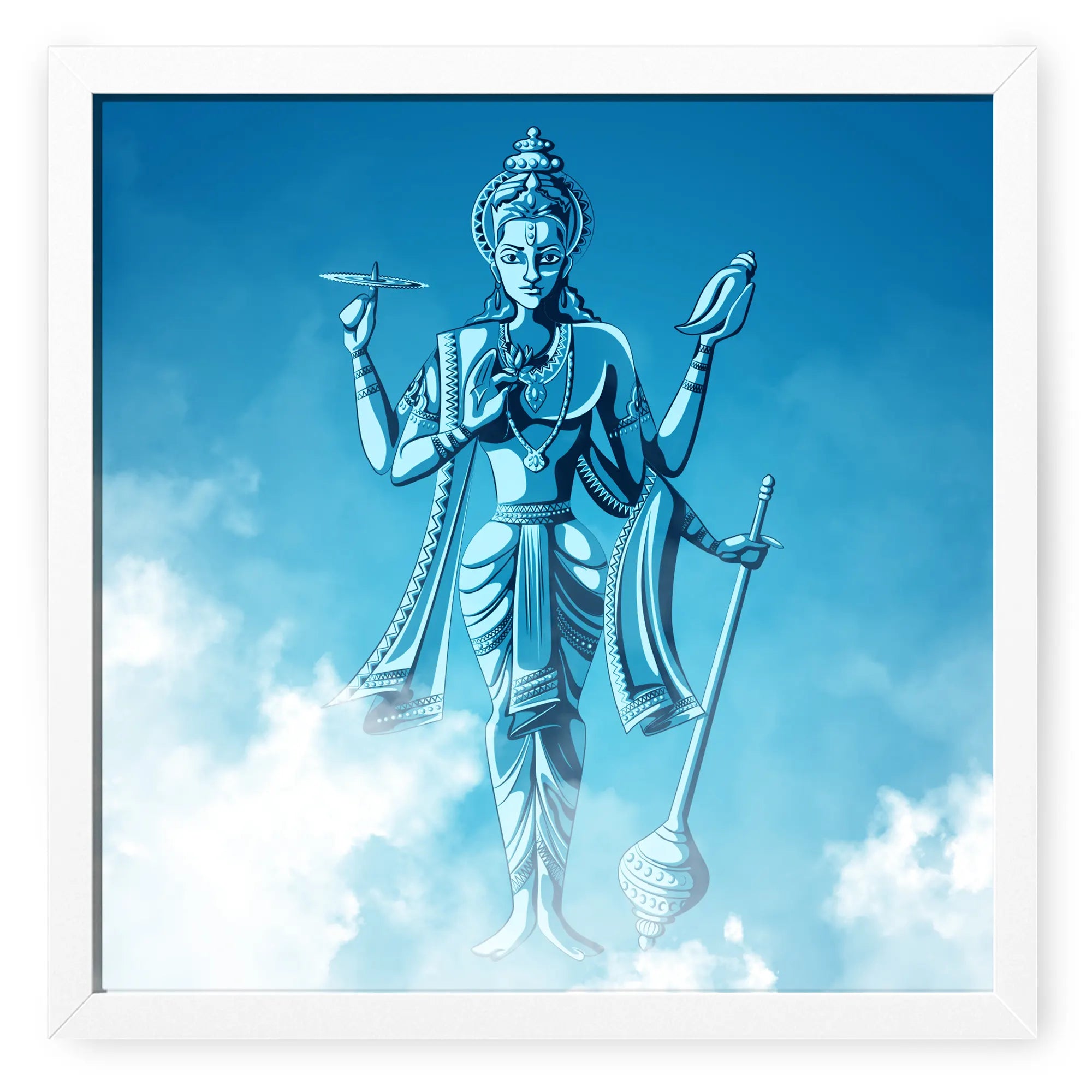 Bhunes Brass Lord Vishnu Idol | Lord Vishnu Brass Idol | Vishnu Bhagwan  Murti | Vishnu Bhagwan Statue| Vishnu Idols | Vishnu Bhagwan Statue | Home  Décor | Office | Gift -