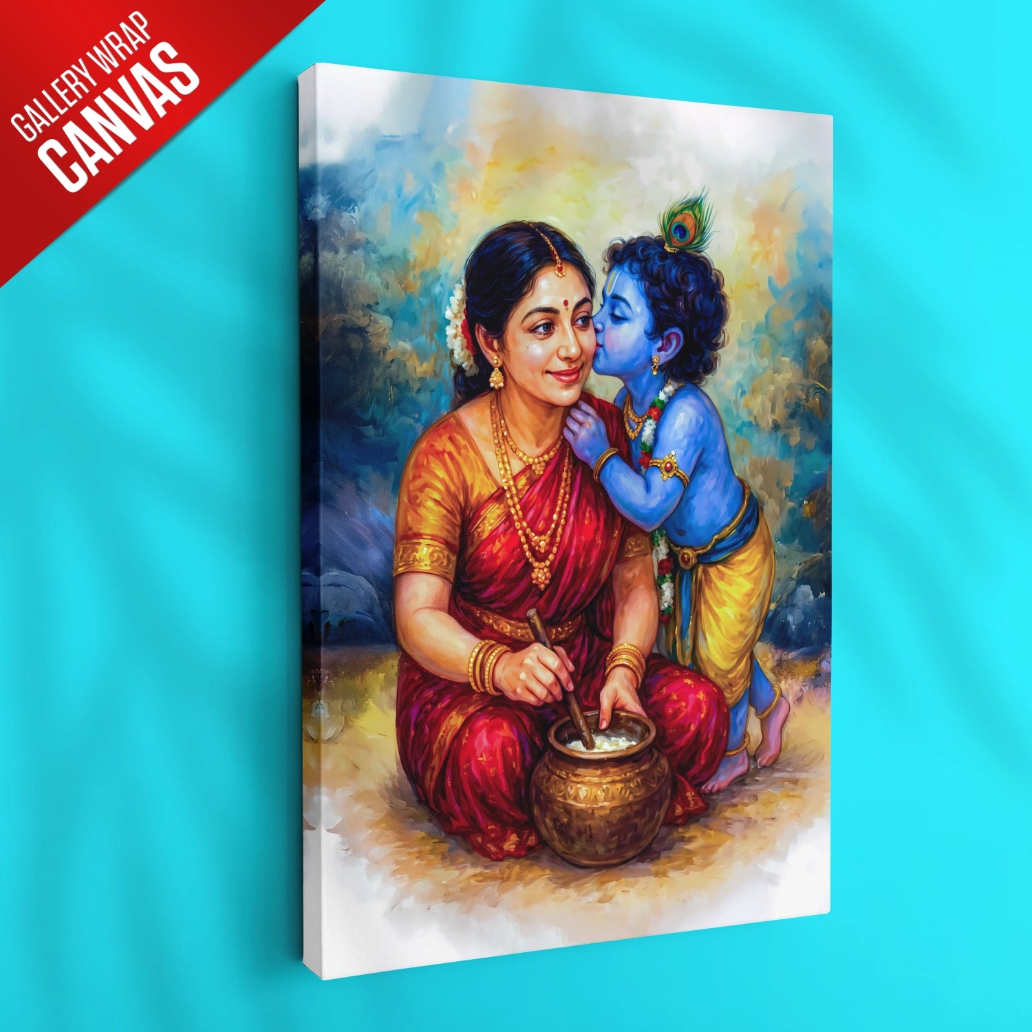 Yashoda Maiya Bal Krishna Love And Innocence Painting Ritwikas Yashoda Maiya Bal Krishna Love And Innocence Painting Ritwikas