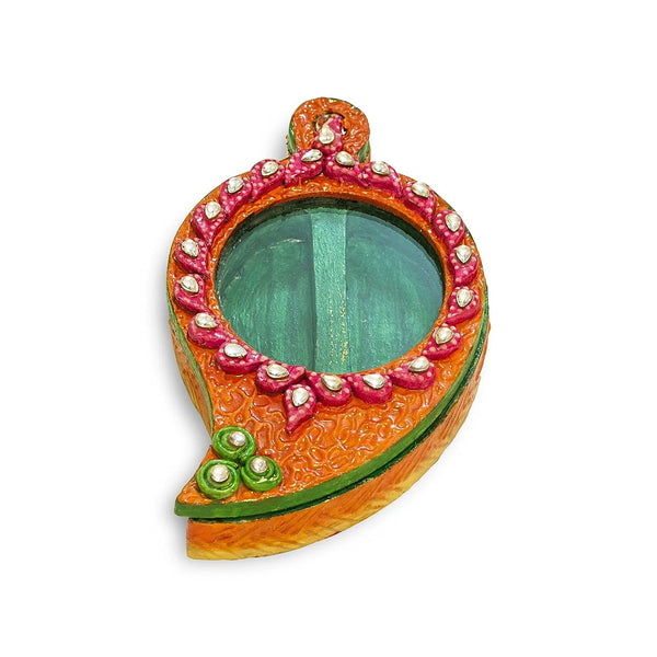 Orange Mango Shape Decorative Tilak Chopra