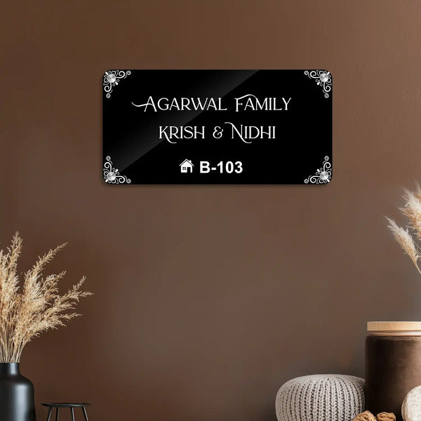 Elegant Acrylic Name Plate