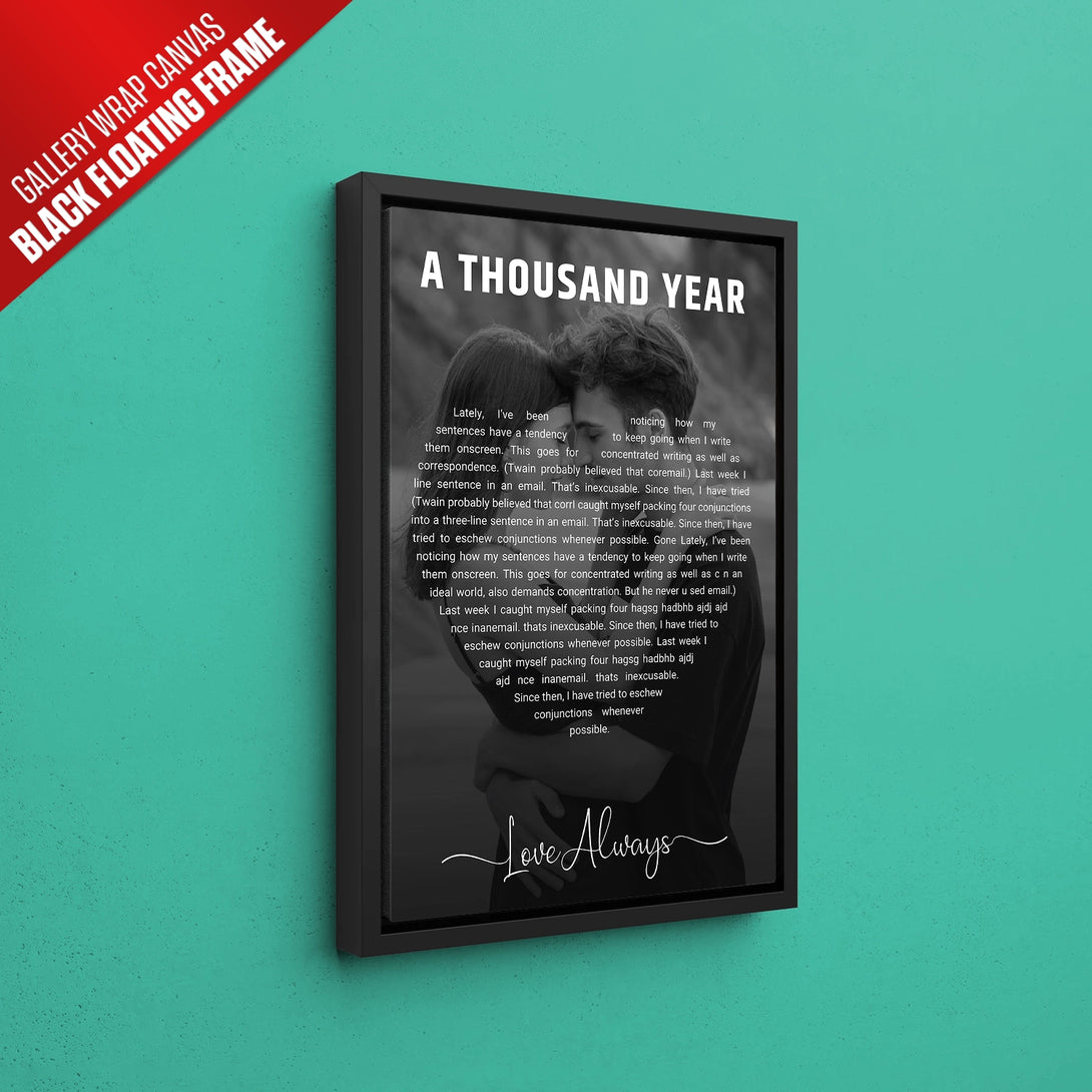 Custom Couple Portrait Artwork with Message & Names – Ritwikas