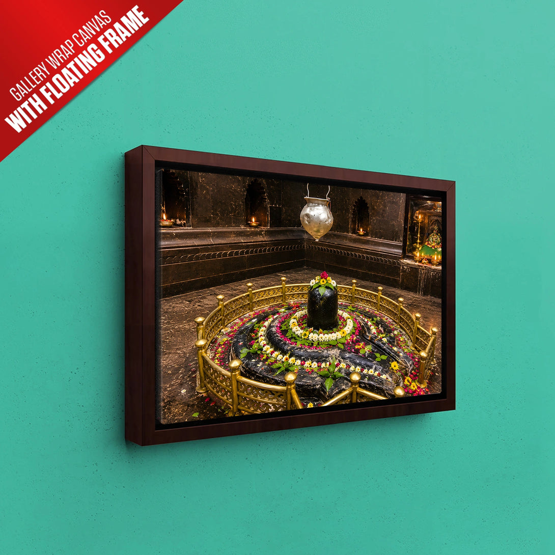 Grishneshwar Jyotirlinga Divine Art - Sacred Ellora Shiva Wall Decor ...