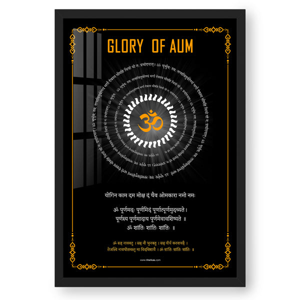 Glory of Om – Purnam Mantra Wall Art