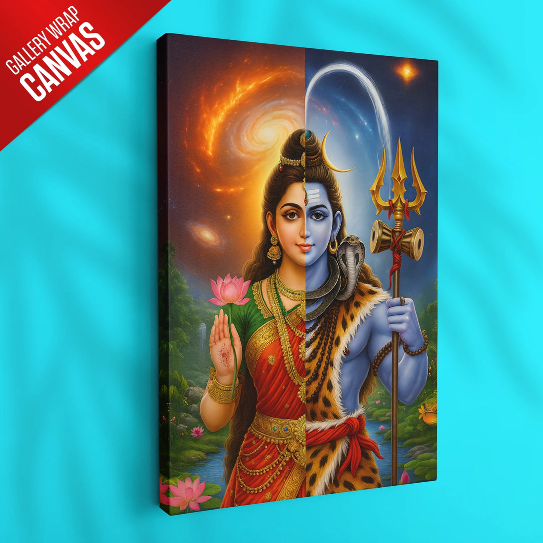 Eternal Balance: Shiva & Shakti Art – Ritwikas