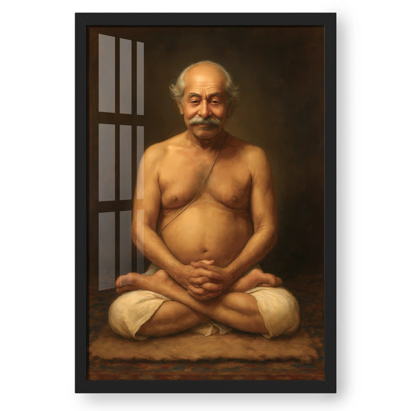 Lahiri Mahashay Ji Spiritual Energy Portrait Artwork