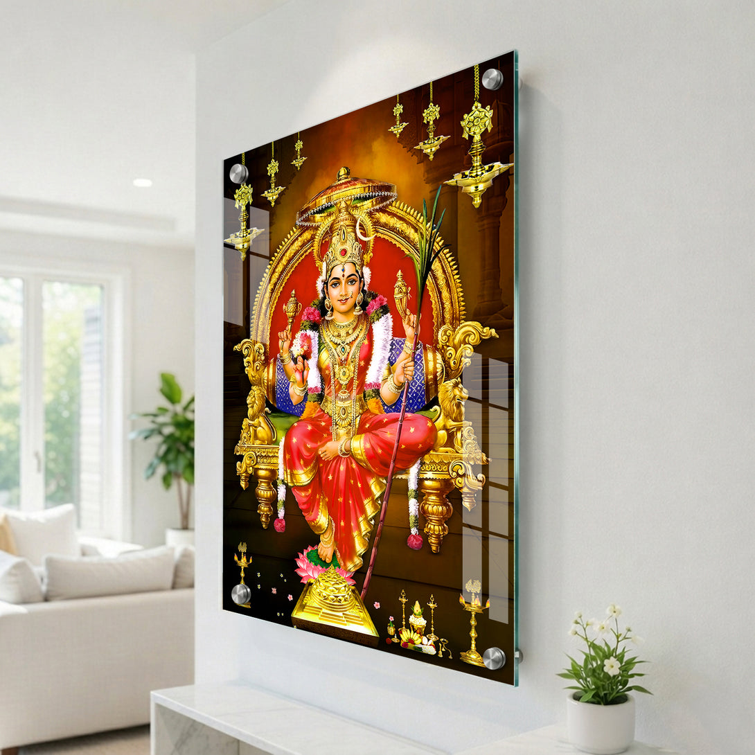 Devi Lalitha Tripura Sundari Divine Acrylic Print – Ritwikas