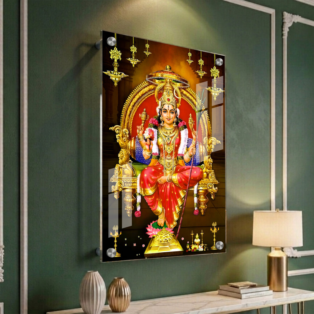 Devi Lalitha Tripura Sundari Divine Acrylic Print – Ritwikas