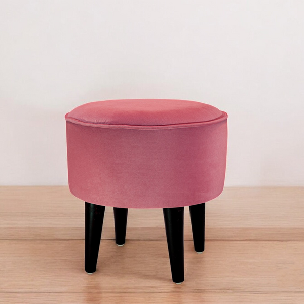 Elegant Pouffe Seat - Pink