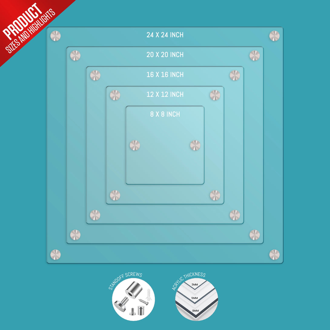 Crystal Clear Identity – Transparent Acrylic Office Name Plate – Ritwikas