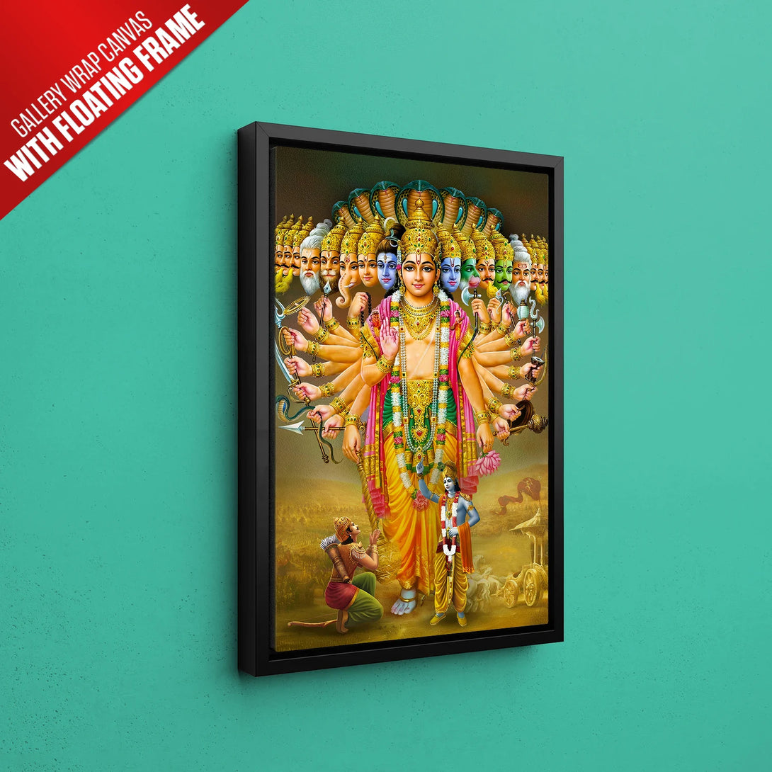 Divine Lord Krishna Virat Roop Spiritual Art - Bhagavad Gita – Ritwikas