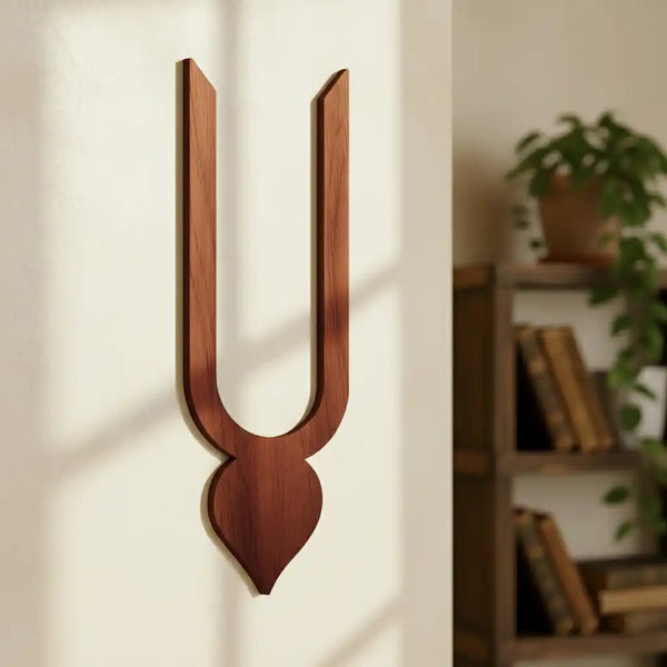 Wooden Shree Krishna's Tilak Cutout Wall Art