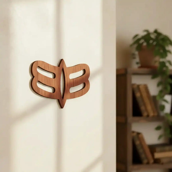 Tripund & Third Eye Wooden Wall Art Decor