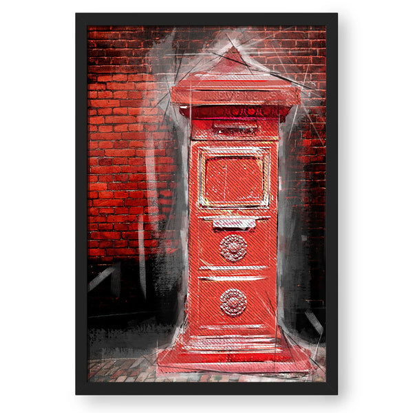 Old Post Box Abstract