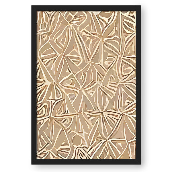 Block Art Patterns In Earthy Tones - II