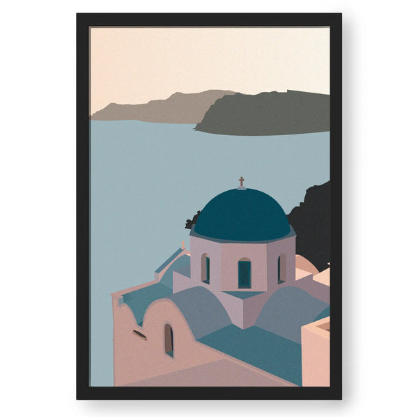 Greece In Earthy Tone Wall Art