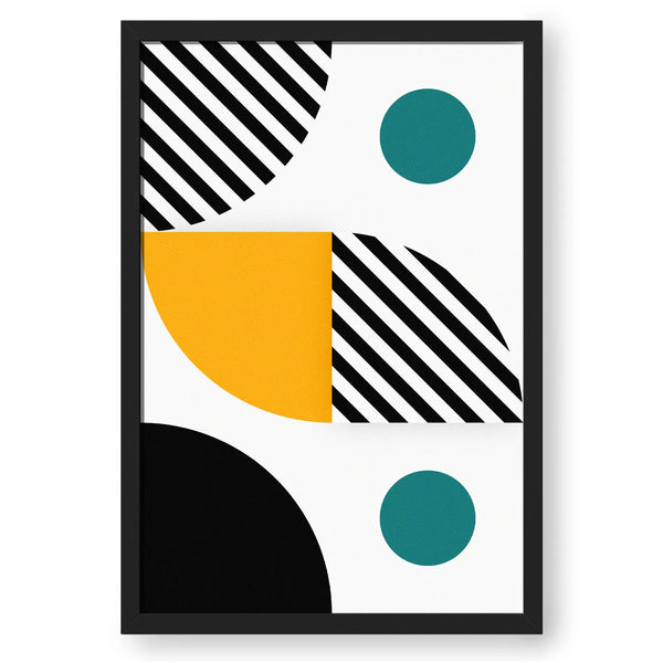 Colorful Geometric Pattern Wall Art - I