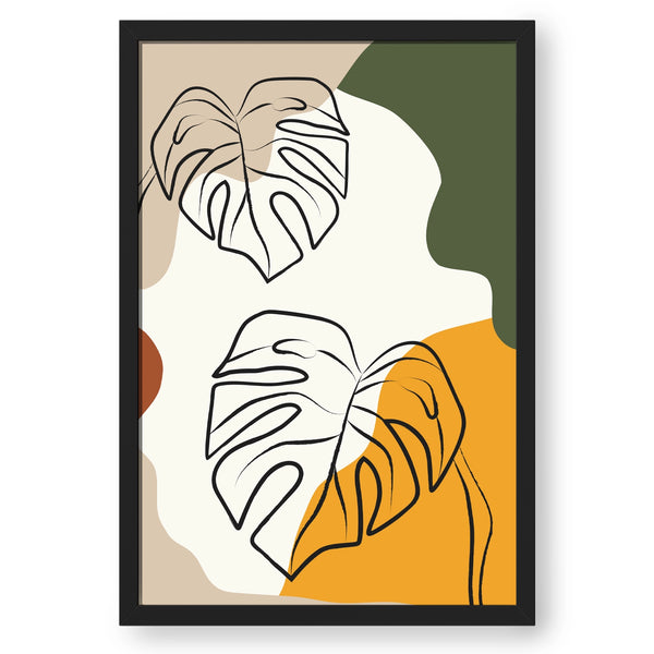 BOHO Inspired Monstera Plant Leaves